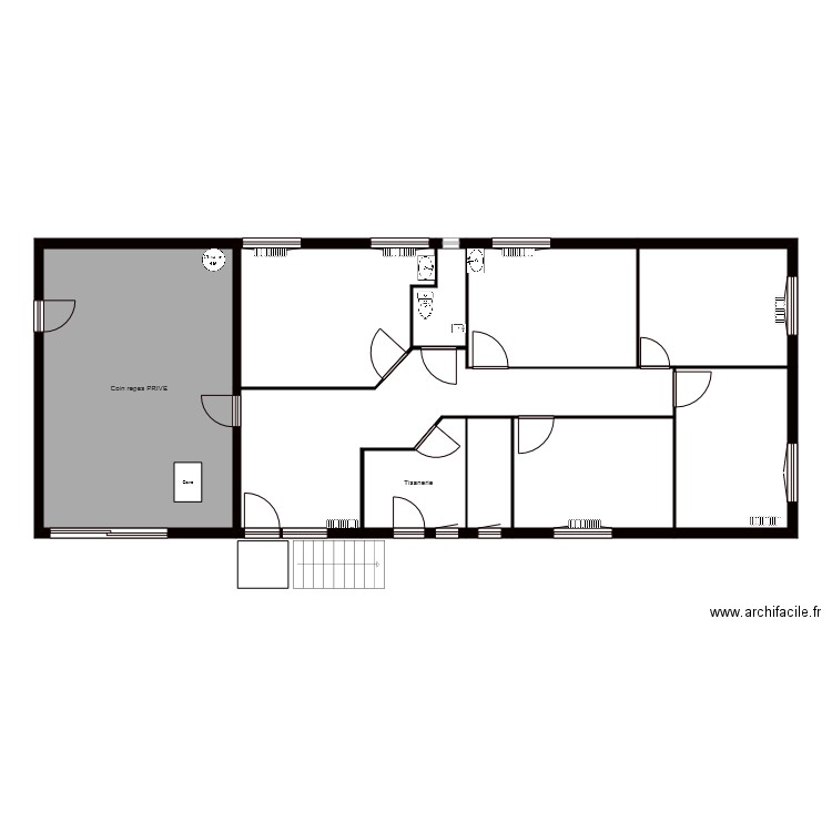 Plan vierge. Plan de 0 pièce et 0 m2