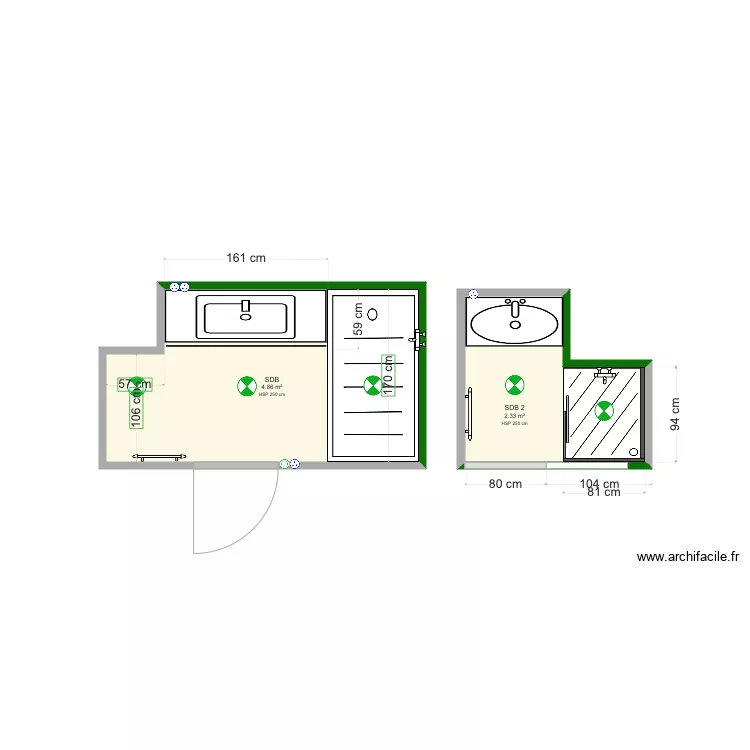 SDB AUBERDON. Plan de 