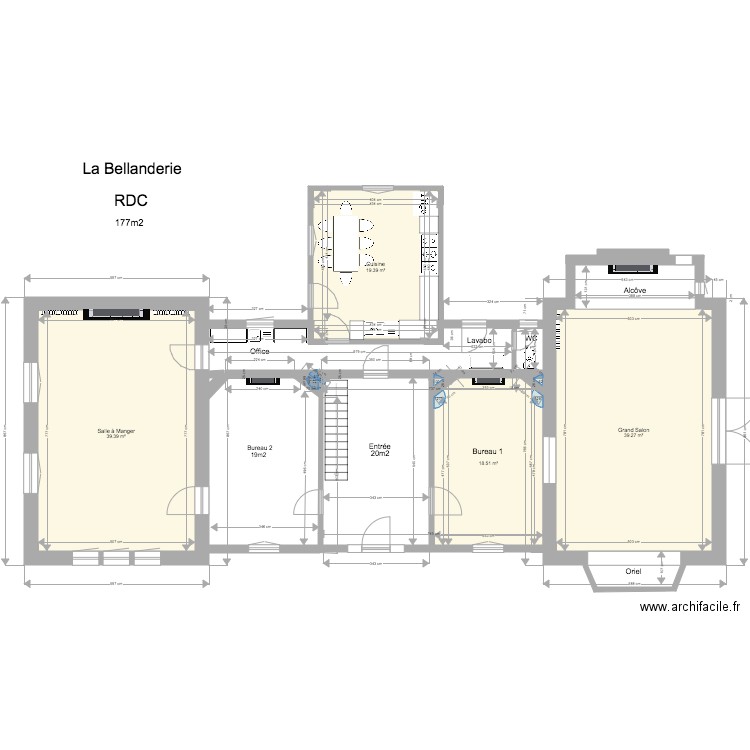 Bellanderie. Plan de 0 pièce et 0 m2