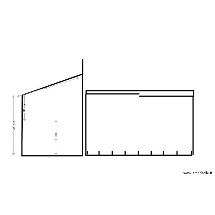 FACADE. Plan de 0 pièce et 0 m2