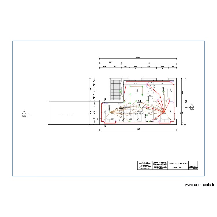 adnani R 1 chéma. Plan de 0 pièce et 0 m2