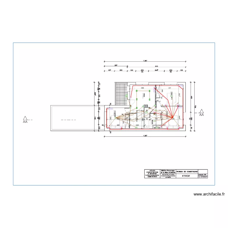 adnani R 1 ch&eacute;ma. Plan de 0 pièce et 0 m2