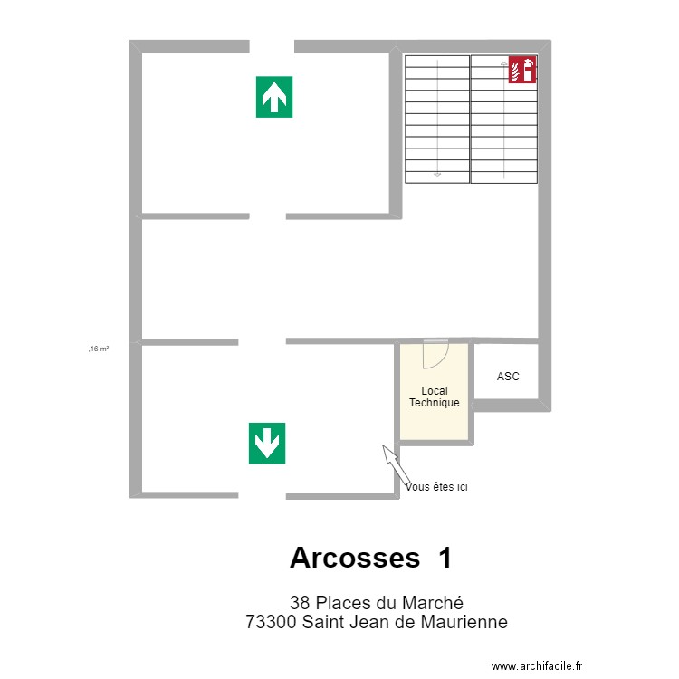 Arcosses 1. Plan de 0 pièce et 0 m2