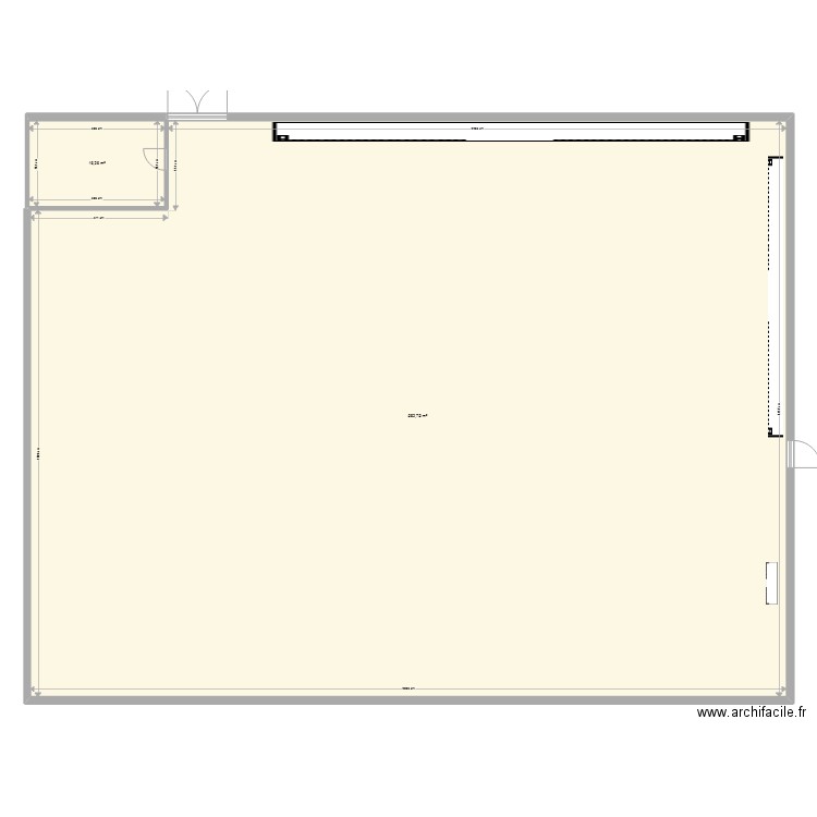 PLAN MAG 2 . Plan de 2 pièces et 599 m2