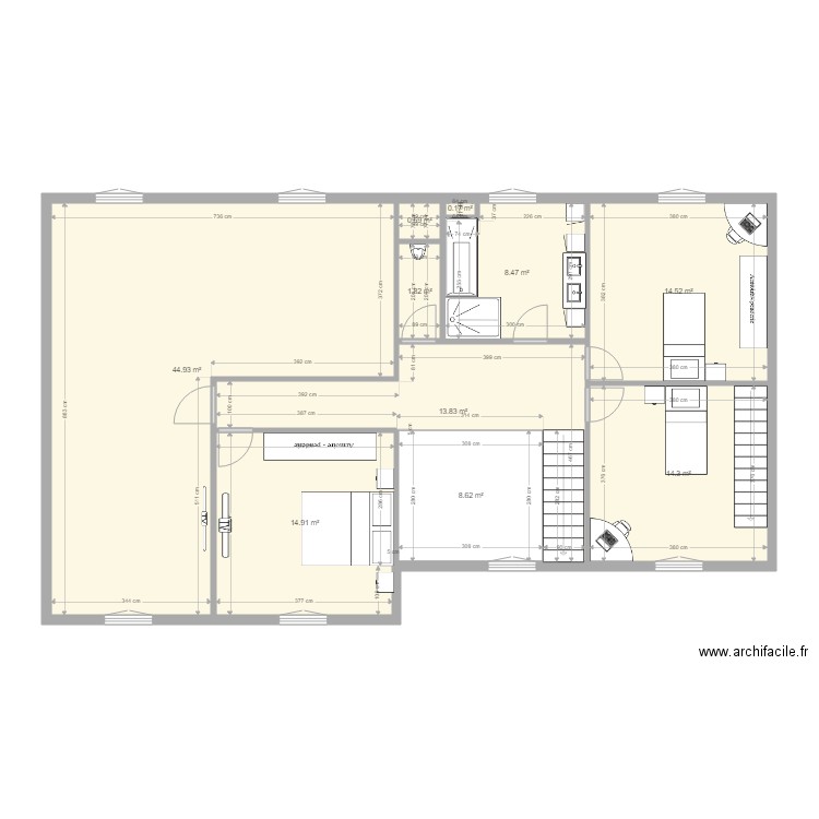 plan etage. Plan de 0 pièce et 0 m2