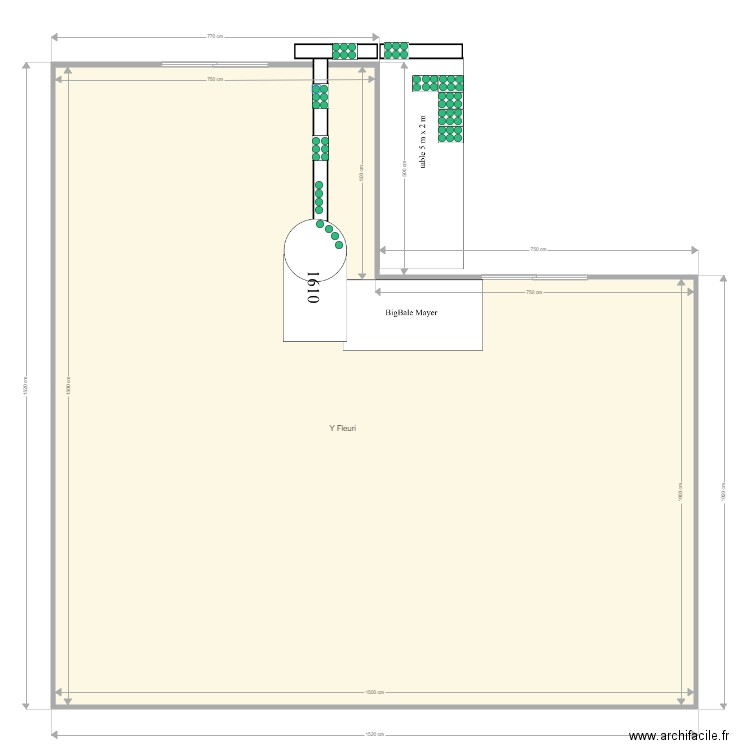 y fleury 5. Plan de 0 pièce et 0 m2