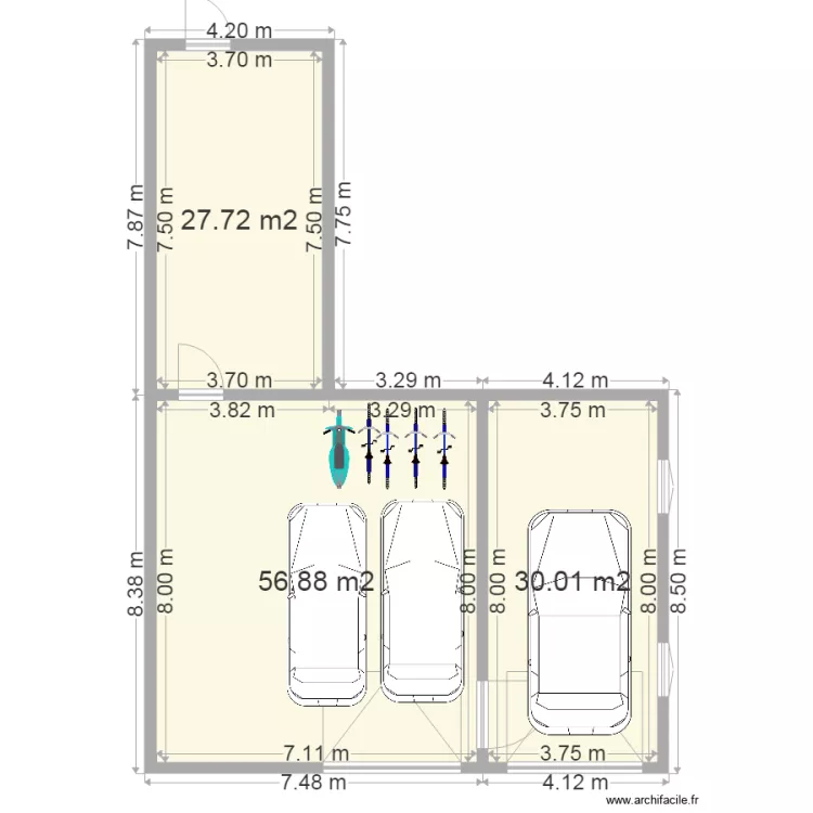 sous sol. Plan de sous sol. Plan de