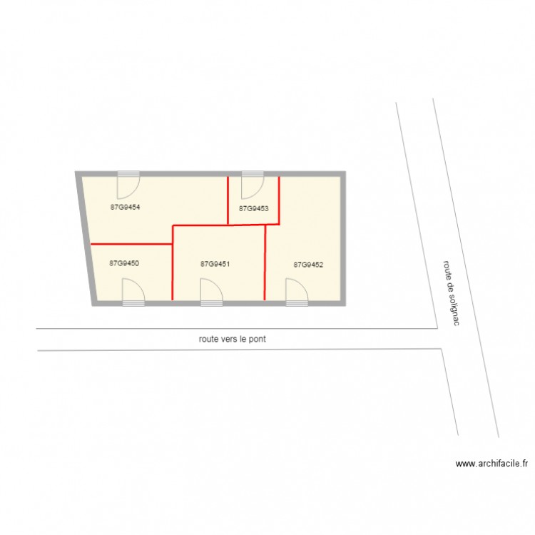 plan ensemble solignac. Plan de 0 pièce et 0 m2