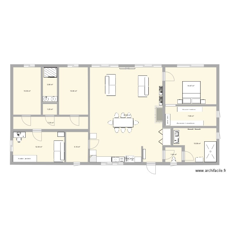 Maison V2 VF. Plan de 0 pièce et 0 m2