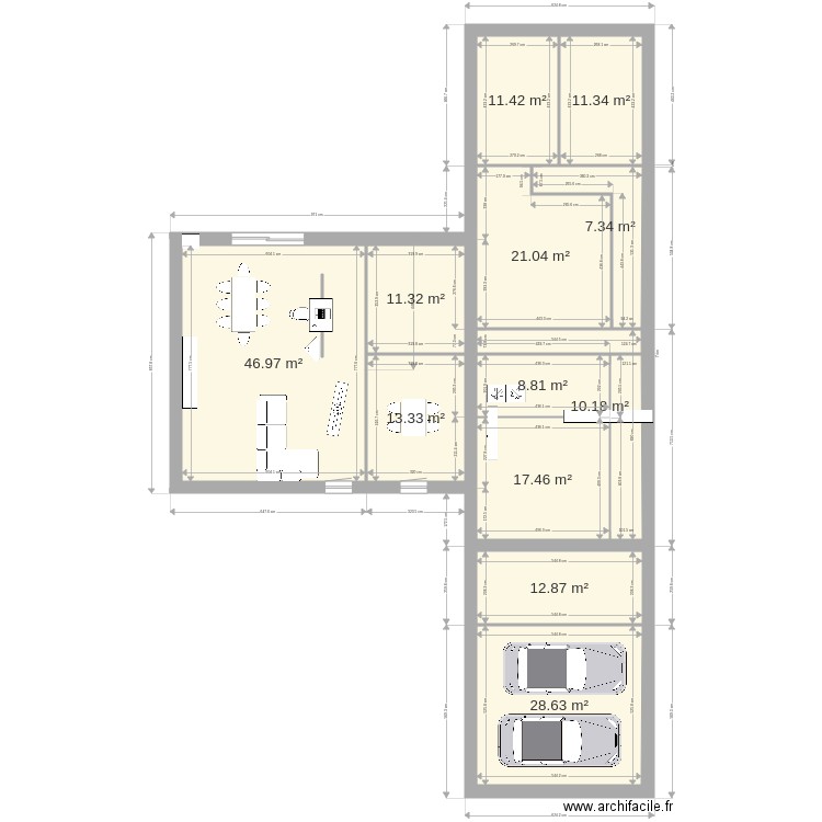 projet liré 22 mars. Plan de 0 pièce et 0 m2