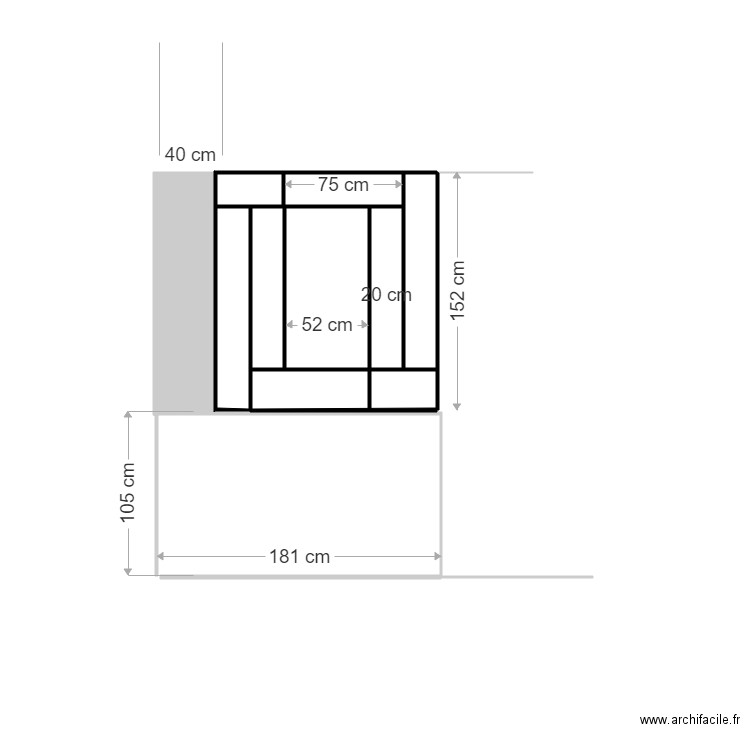 verrière dupont 3. Plan de 0 pièce et 0 m2