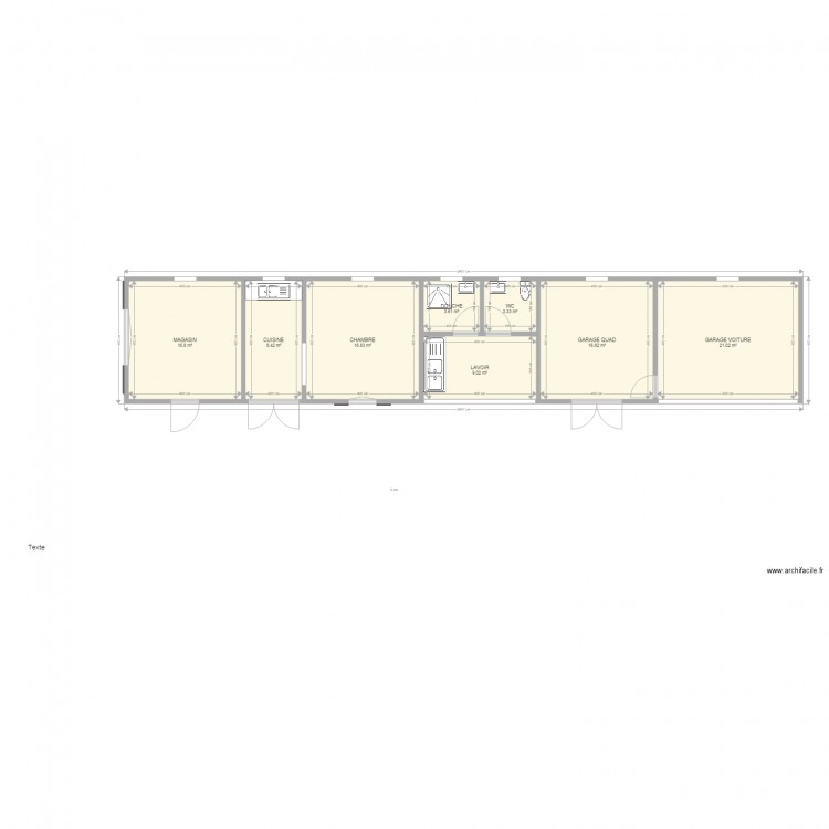 batiment annexe Mangily 06 septembre 2017. Plan de 0 pièce et 0 m2