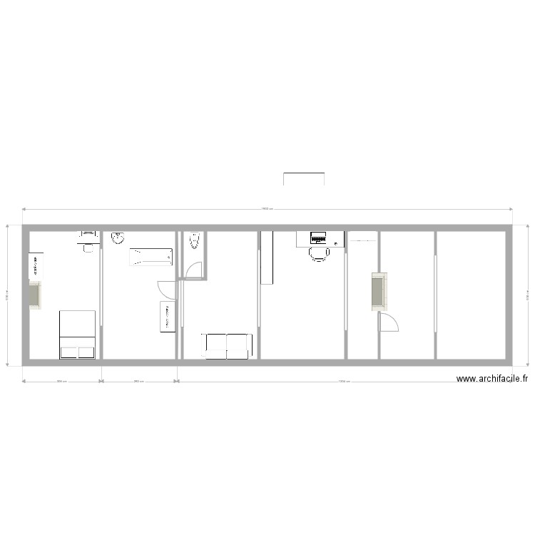 combles. Plan de 0 pièce et 0 m2