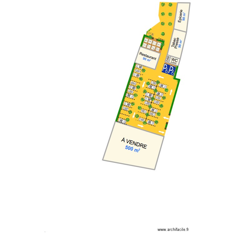 jardin 16. Plan de 0 pièce et 0 m2