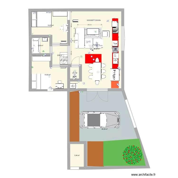 Villefranche salon haut baignoire commune . Plan de Villefranche salon haut baignoire commune . Plan de