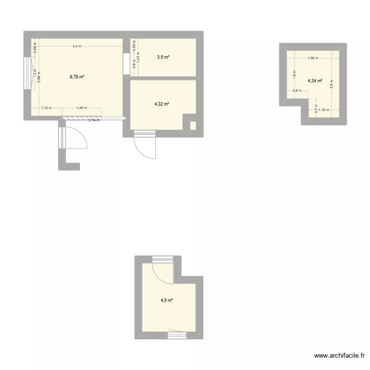 Eva & Antoine. Plan de 