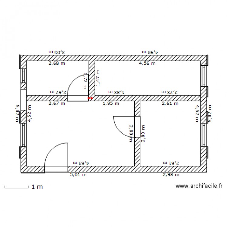 mai1. Plan de 0 pièce et 0 m2