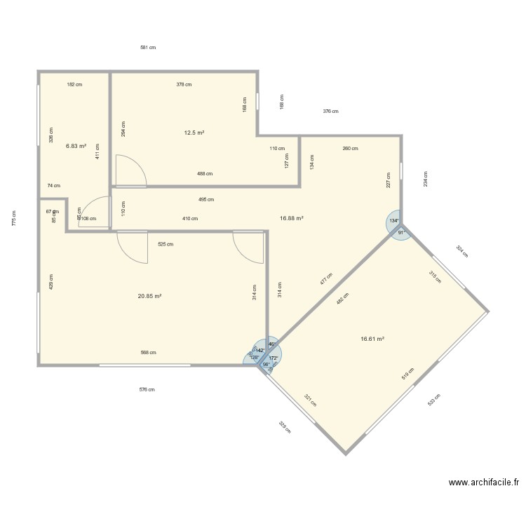 loivre 1er etage. Plan de 0 pièce et 0 m2