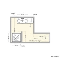 ROUCH salle d'eau premier étage existant