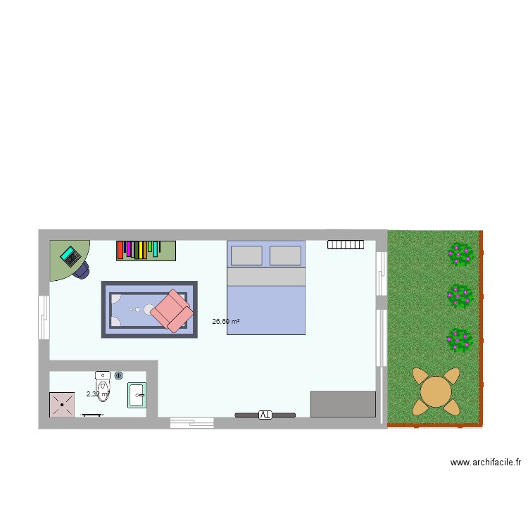 MA CHAMBRE IDÉALE. Plan de 0 pièce et 0 m2