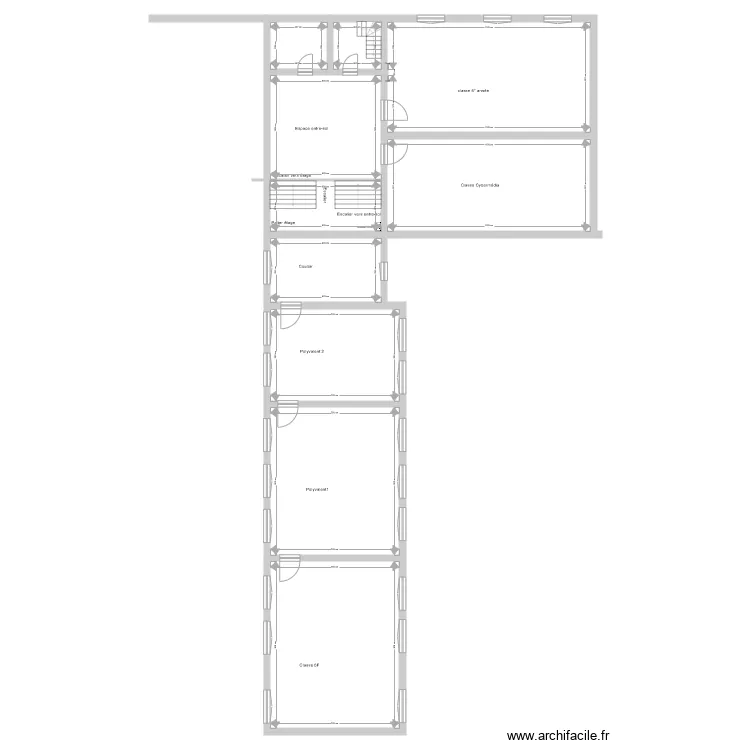 ecole ETAGE. Plan de ecole ETAGE. Plan de