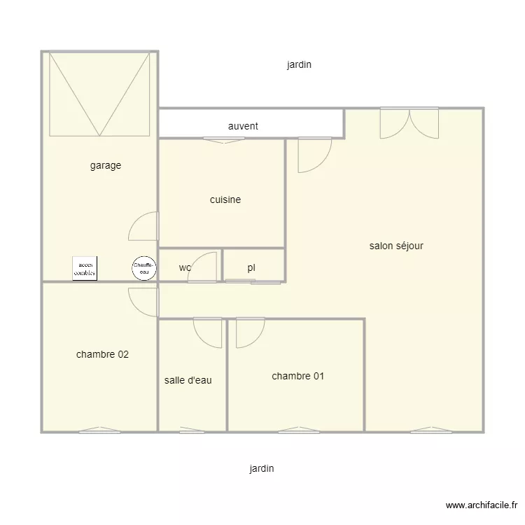 botta 1362 am. Plan de 