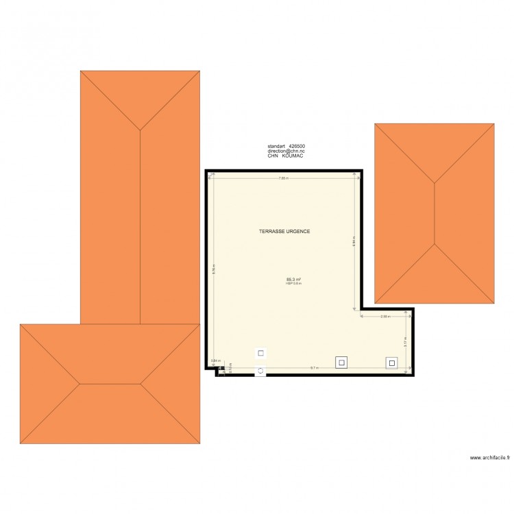 CHN KOUMAC       . Plan de 0 pièce et 0 m2