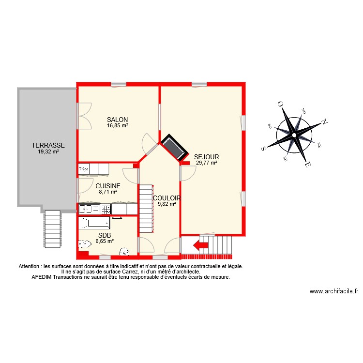 BI 7510 RDC PASCAL. Plan de 0 pièce et 0 m2