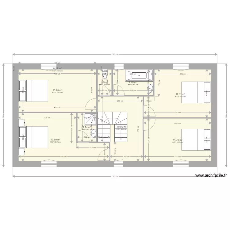 stanisclustan &eacute;tage. Plan de 
