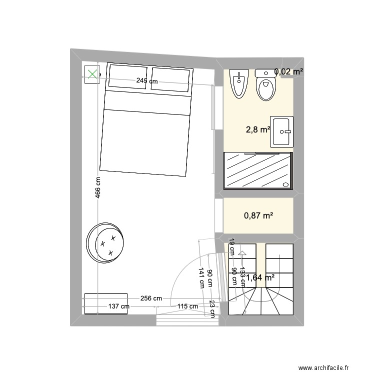 3ème étage. Plan de 0 pièce et 0 m2