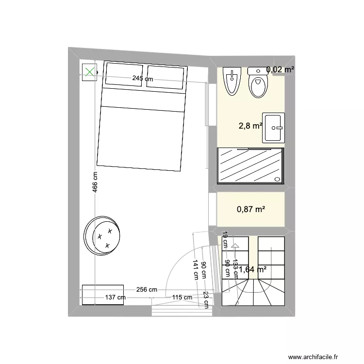3ème étage. Plan de 3ème étage. Plan de