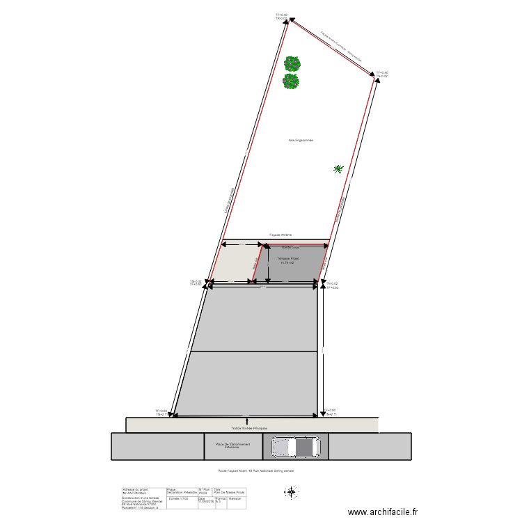 ANTON MARC PLAN DE MASSE 4. Plan de 0 pièce et 0 m2