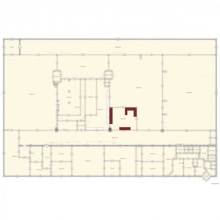 atelier condi 33. Plan de 0 pièce et 0 m2