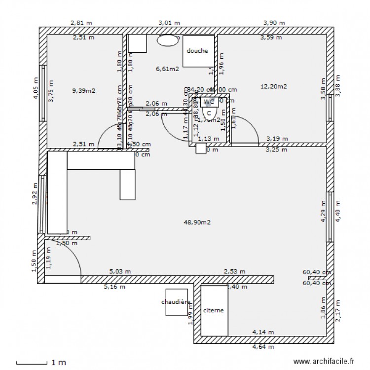 2013 version plan 2012 modif 1. Plan de 0 pièce et 0 m2