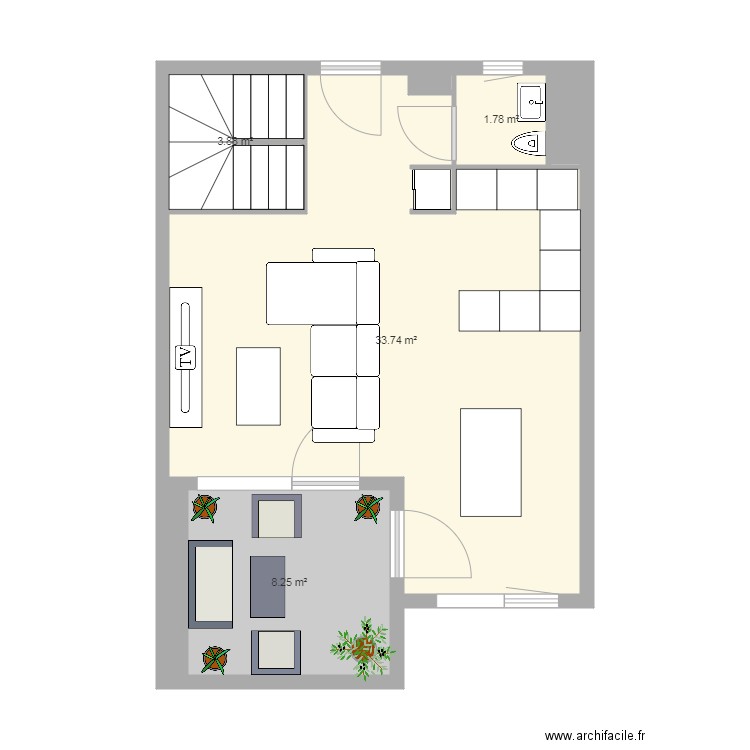 B04 . Plan de 0 pièce et 0 m2