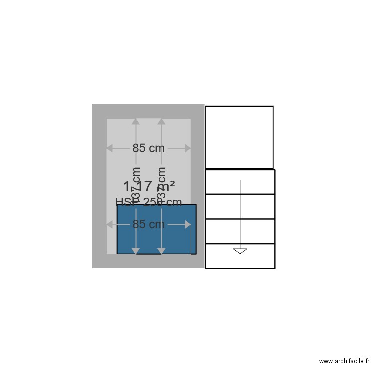 pediluve. Plan de 0 pièce et 0 m2