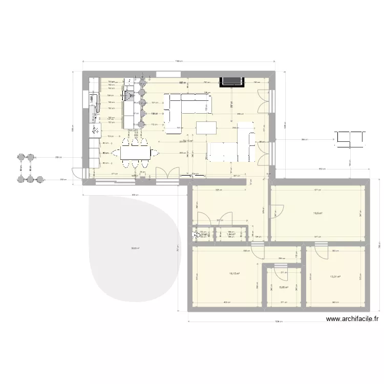 Marcy janvier matandso four pizza. Plan de 