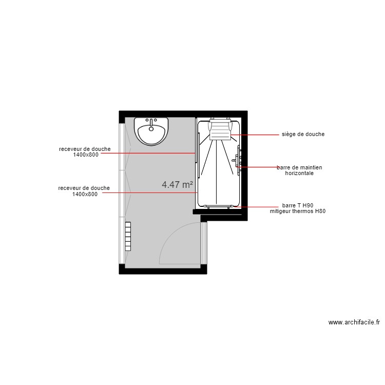 DRUAIS. Plan de 0 pièce et 0 m2