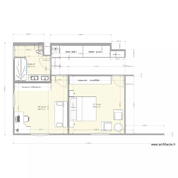 Chambre bureau 6. Plan de Chambre bureau 6. Plan de
