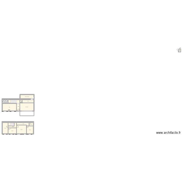 ferre. Plan de 16 pièces et 145 m2