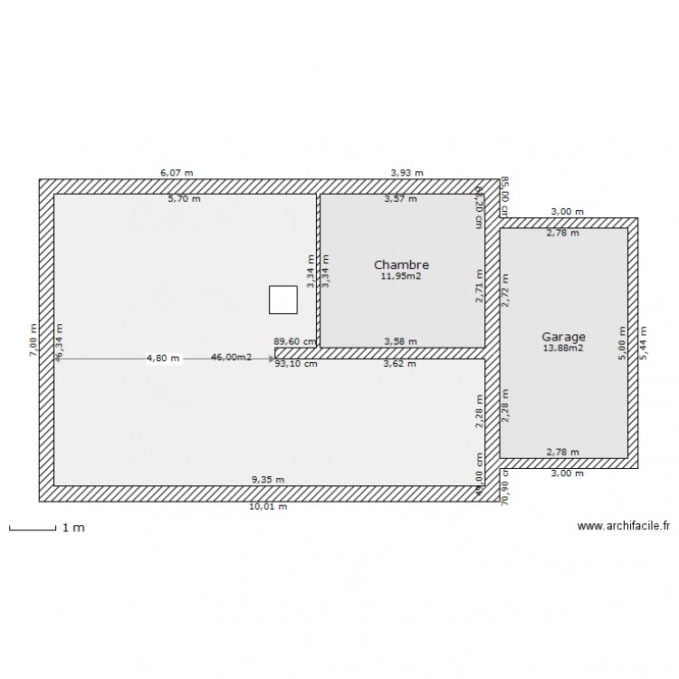 Clayes Chem Boeufs RDC V1. Plan de 0 pièce et 0 m2