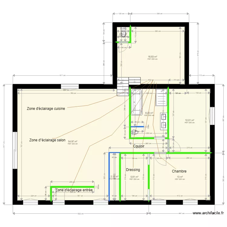 Maison Roquevaire 4 . Plan de 