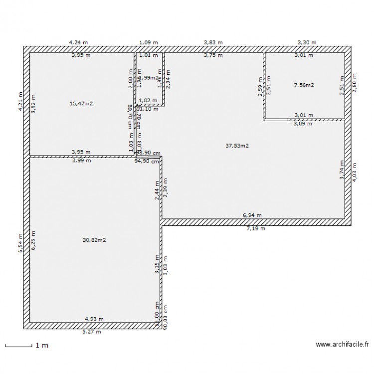 Maison Punc. Plan de 0 pièce et 0 m2