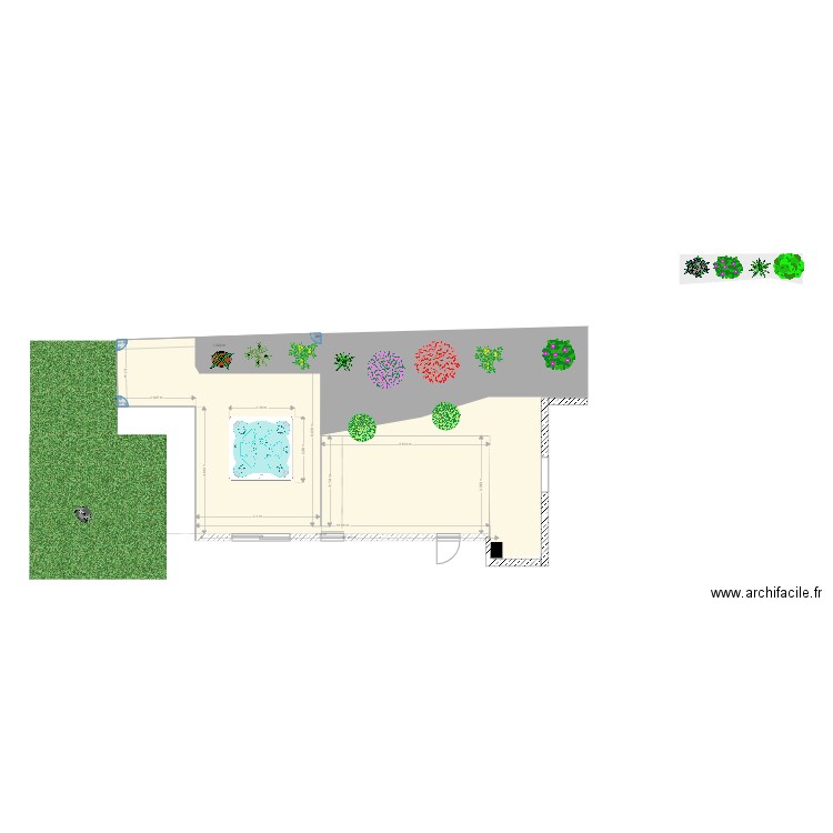 Terrasse II. Plan de 0 pièce et 0 m2