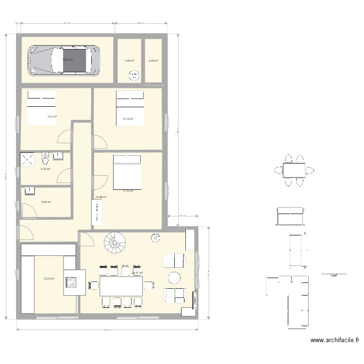 Maison1. Plan de 0 pièce et 0 m2