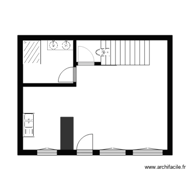 APPART FOND. Plan de 