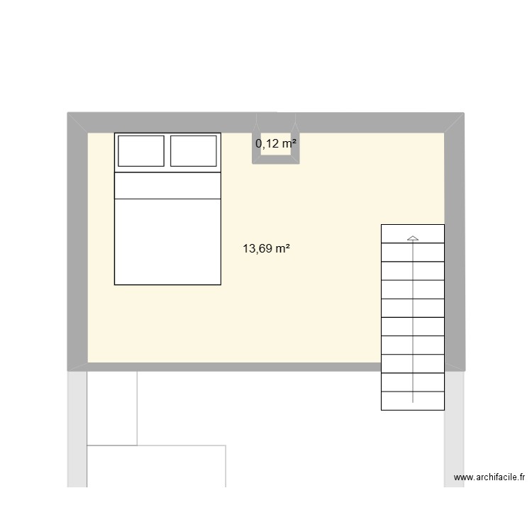 SAINT-GEORGES_B. Plan de 4 pièces et 47 m2