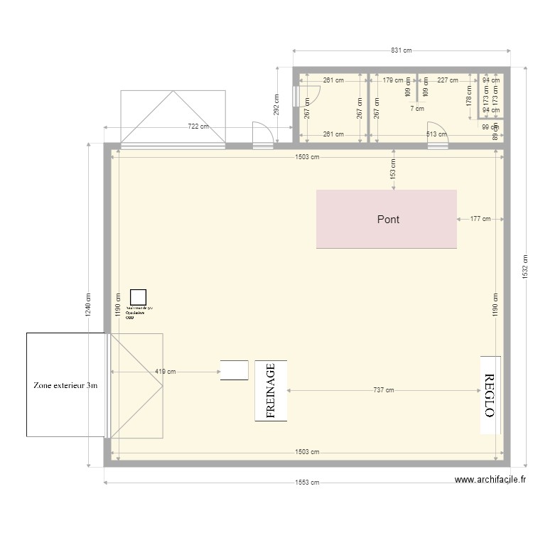 Projet Roubaix. Plan de 0 pièce et 0 m2