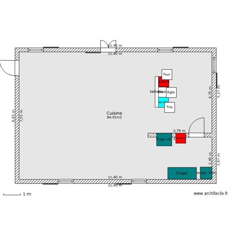 cuisine. Plan de 0 pièce et 0 m2