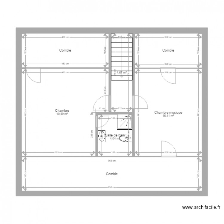 Koerich Etage 2. Plan de 0 pièce et 0 m2